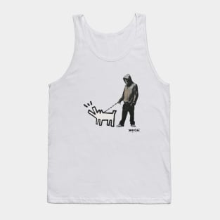 BANKSY Haring Dog Tank Top